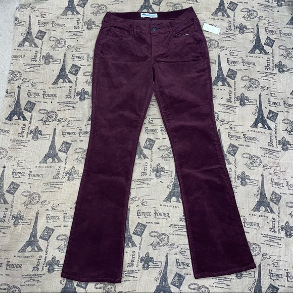 Old Navy Sweetheart NWT! Pop-Color Corduroy Flare Pant Size 4 - Picture 3 of 13